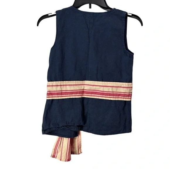 Disney Parks Pirates of the Caribbean Navy Pirate Vest with Red Striped Sash M - Picture 2 of 11